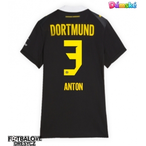 Borussia Dortmund Waldemar Anton #3 Dámské Venkovní Dres 2026-27 Krátký Rukáv